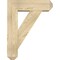 Ekena Millwork Traditional Craftsman Rough Sawn Bracket w/ Offset Brace, Douglas Fir, 8"W x 26"D x 34"H BKT0806X26X34TRA04RDF - alternate 4